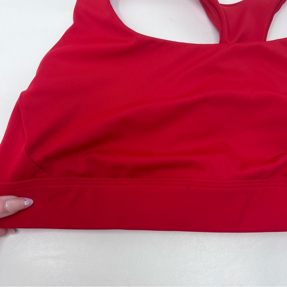 Athleta Bold Red Sports Bra - Picture 2 of 9